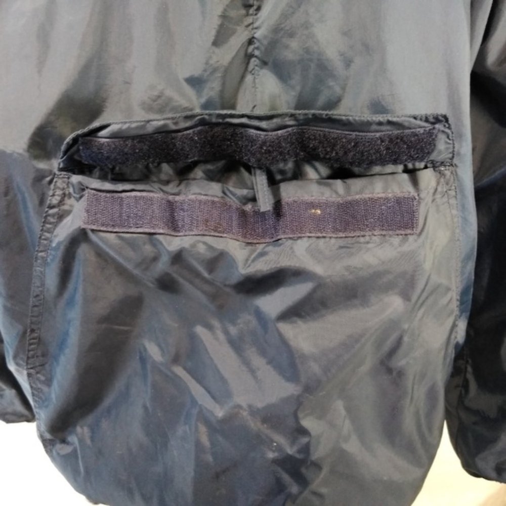 STEVE & BARRY'S men Blue Hooded Pullover Jacket size large - Picture 7 of 7